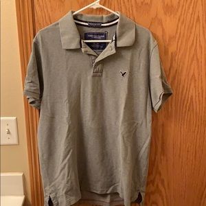 Grey American Eagle Polo